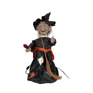 VINTAGE Rennoc animated witch Halloween decor